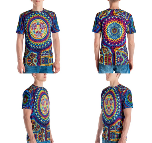 Just_in_Color x Eusheen tie-dye collab printed t-shirt