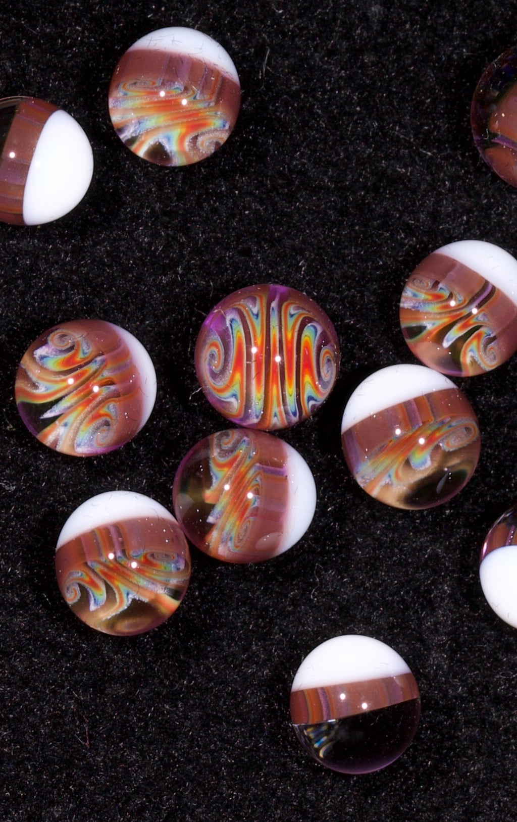 Rainbow White Terp Pearls