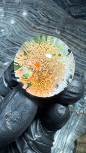 Collaboration marble with Fefe glass art