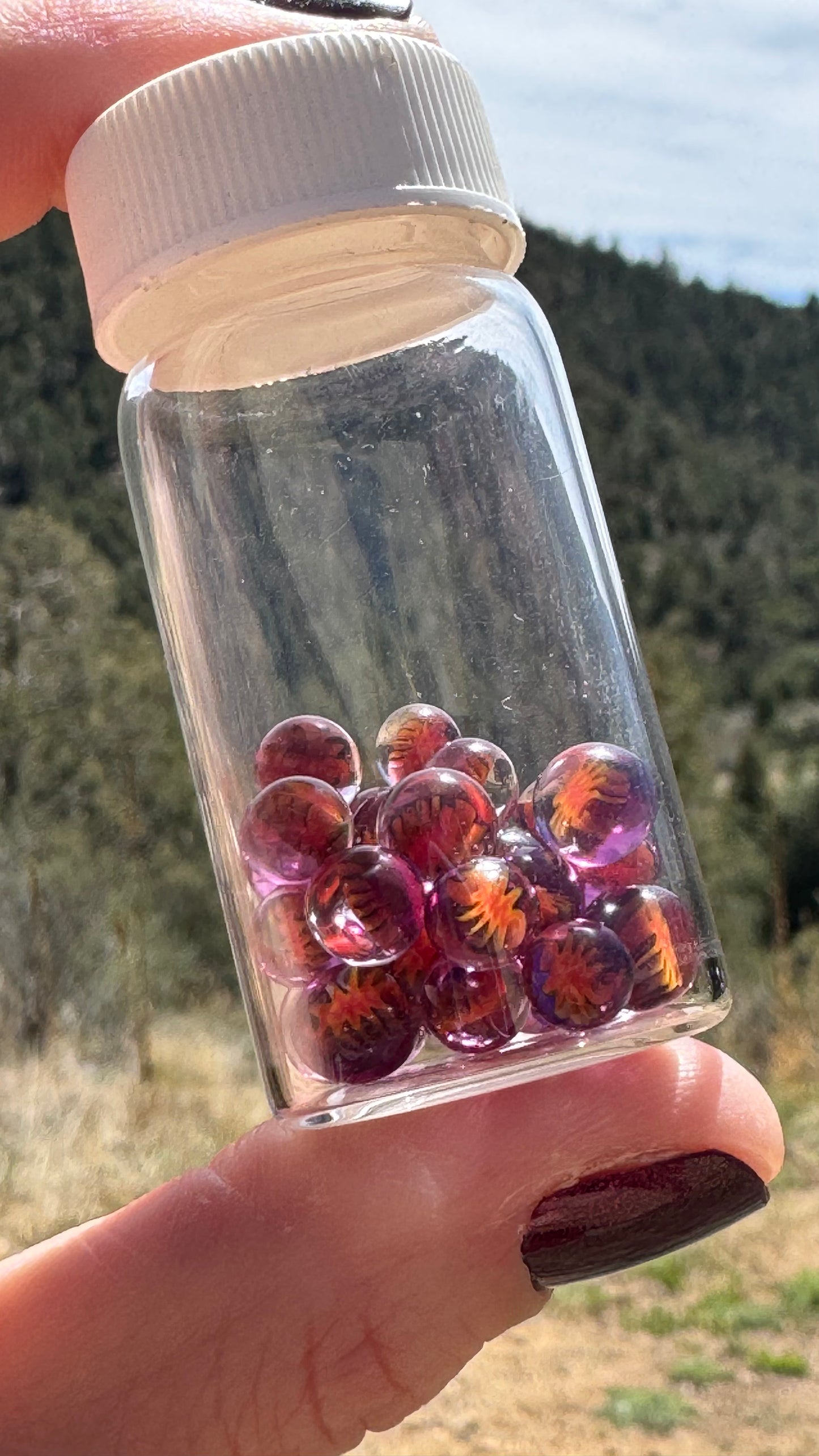 Fire Wigwag Royal Jelly Mini Marbles