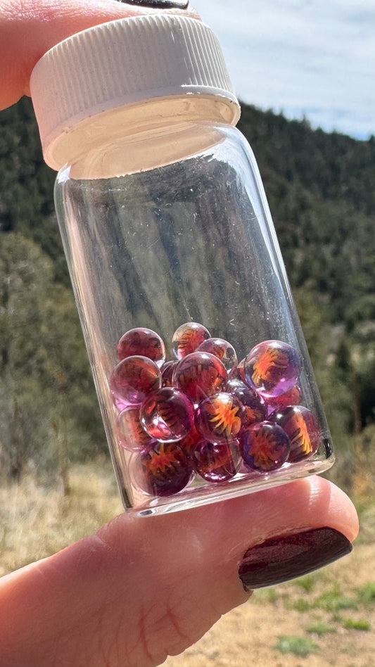 Fire Wigwag Royal Jelly Mini Marbles