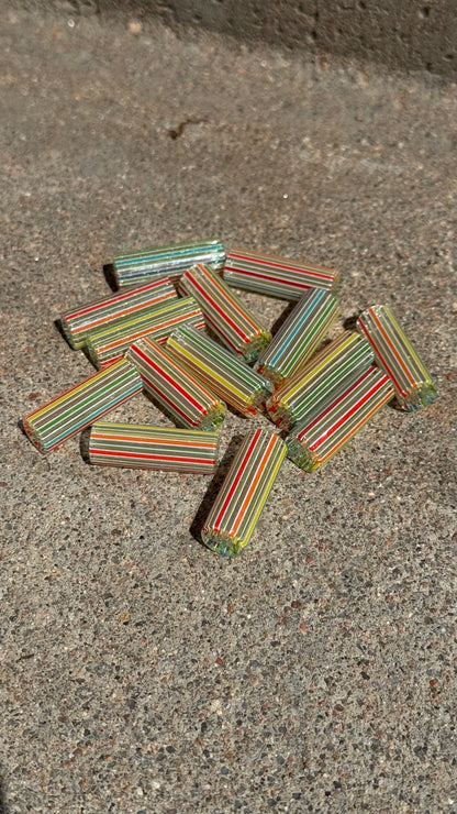 Rainbow White UV Dichro Tips 10.9-11.9mm wide