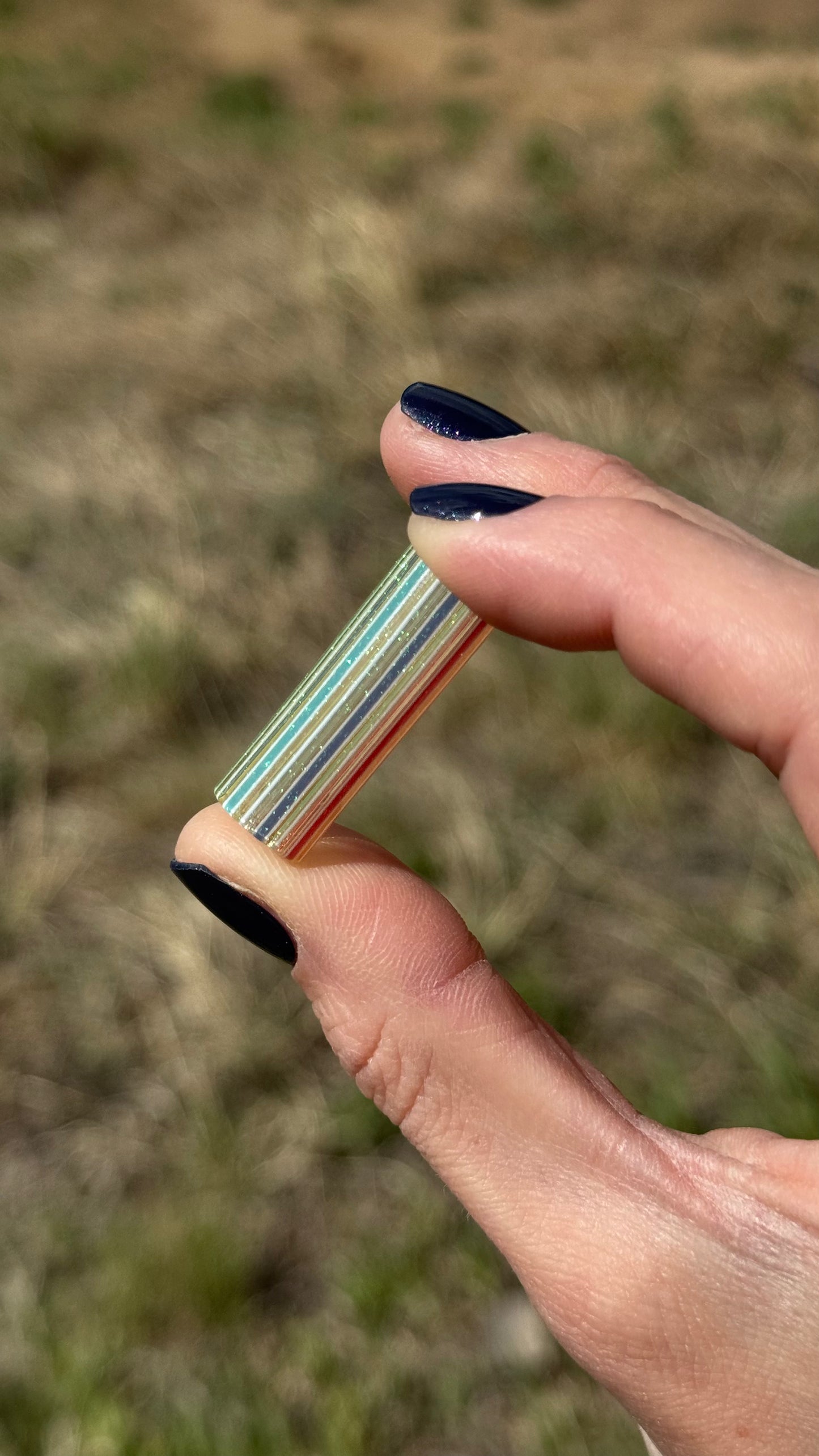 Rainbow White UV Dichro Tips 10.9-11.9mm wide
